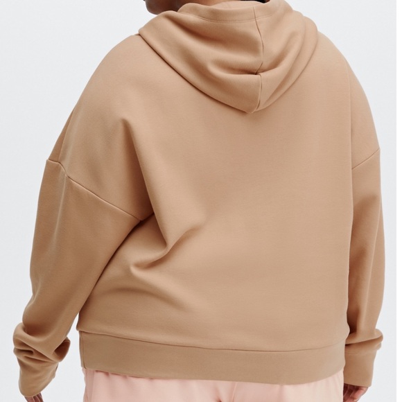 Fabletics Eco Go-To Pocket Hoodie Peach Size 1X - Picture 2 of 8